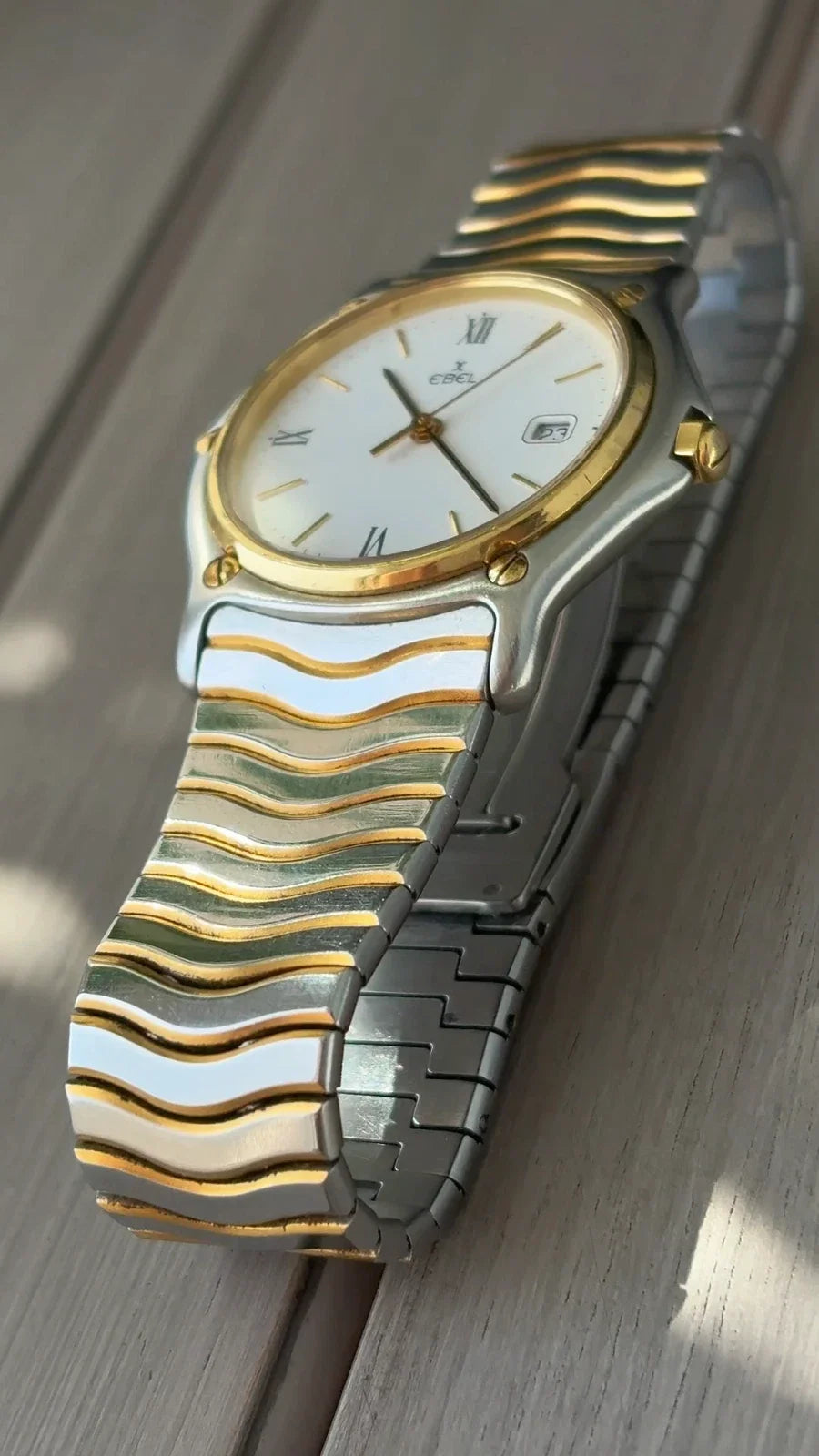 Ebel Wave Classic Herren Uhr Stahl/Gold Ref. 183909