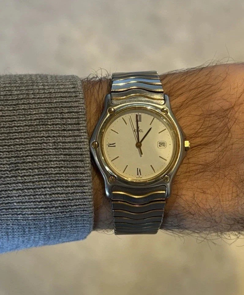 Ebel Wave Classic Herren Uhr Stahl/Gold Ref. 183909