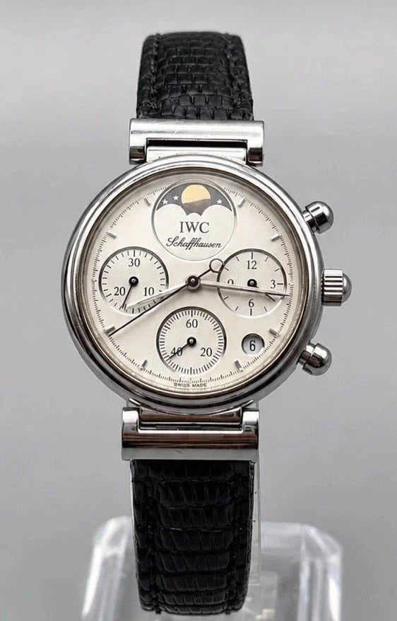 IWC - Da Vinci Ref. 3736 Damenuhr 29 mm Fullset Chronograph Mondphase