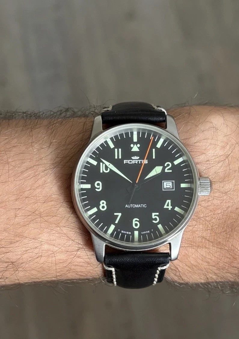FORTIS Flieger Uhr Automatik Ref.595.10.46 ETA 2824-2 Herren Uhr