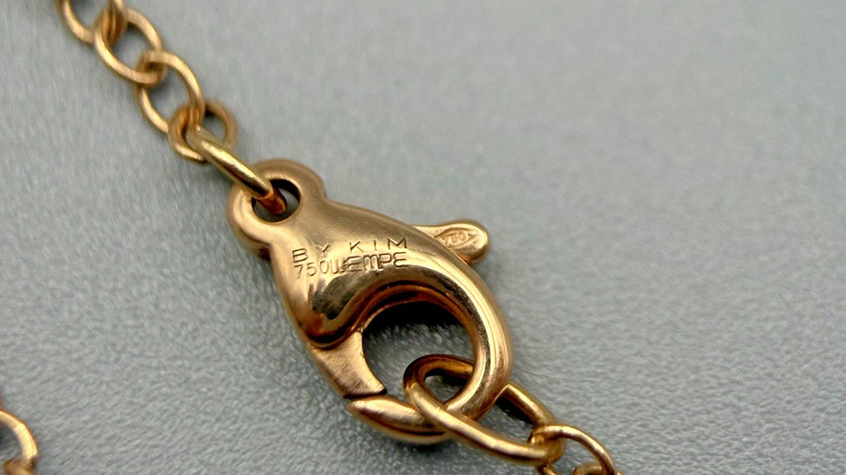 BY KIM Wempe Collier Sensual Cosmos 18k Roségold, 10 Brillanten 0,62 ct, 90 cm