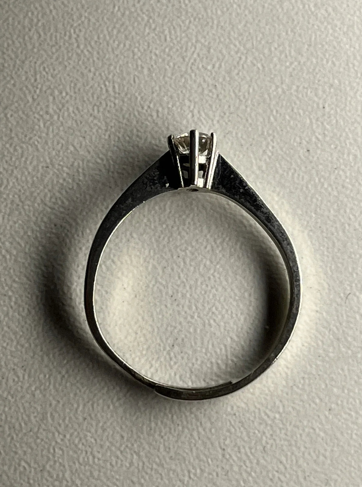835 Silber Ring Zirkonia Größe 59