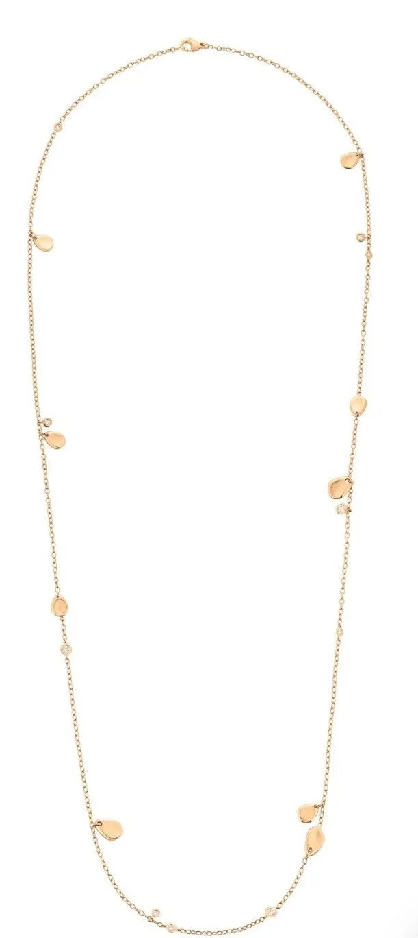 BY KIM Wempe Collier Sensual Cosmos 18k Roségold, 10 Brillanten 0,62 ct, 90 cm