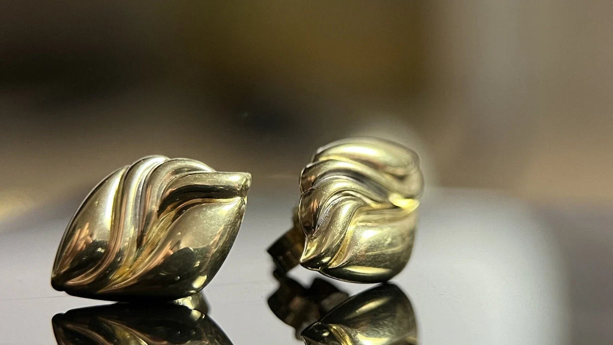 333 Gold Ohrstecker Ohrringe 8 Karat Gelbgold Damen