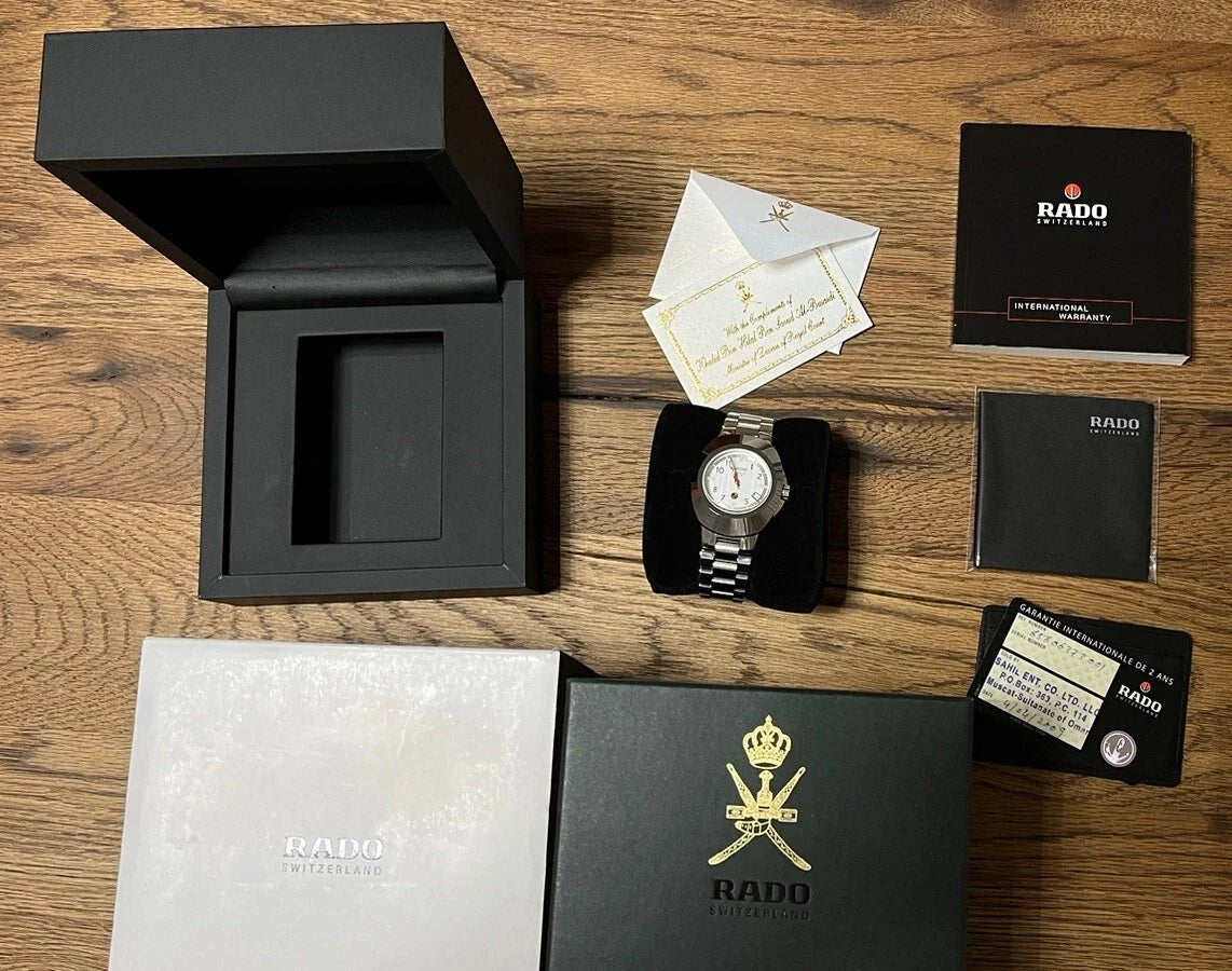 RARITÄT- Sultan Von Oman RADO DiaStar Automatic 2009 Fullset Ungetragen