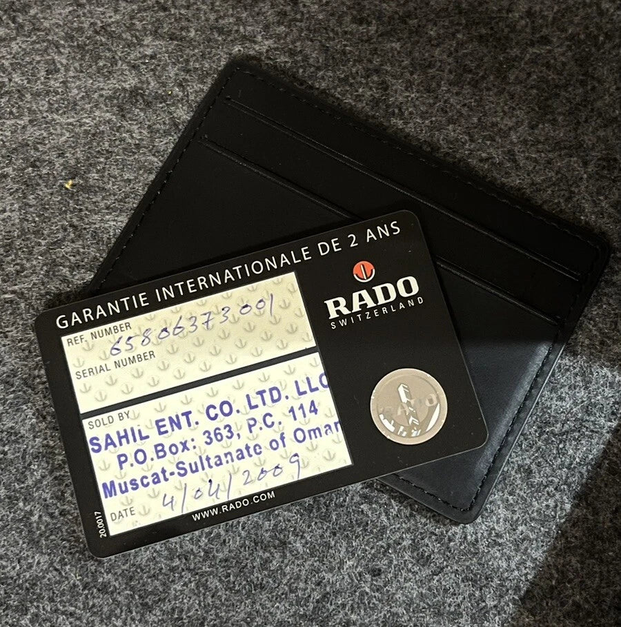 RARITÄT- Sultan Von Oman RADO DiaStar Automatic 2009 Fullset Ungetragen