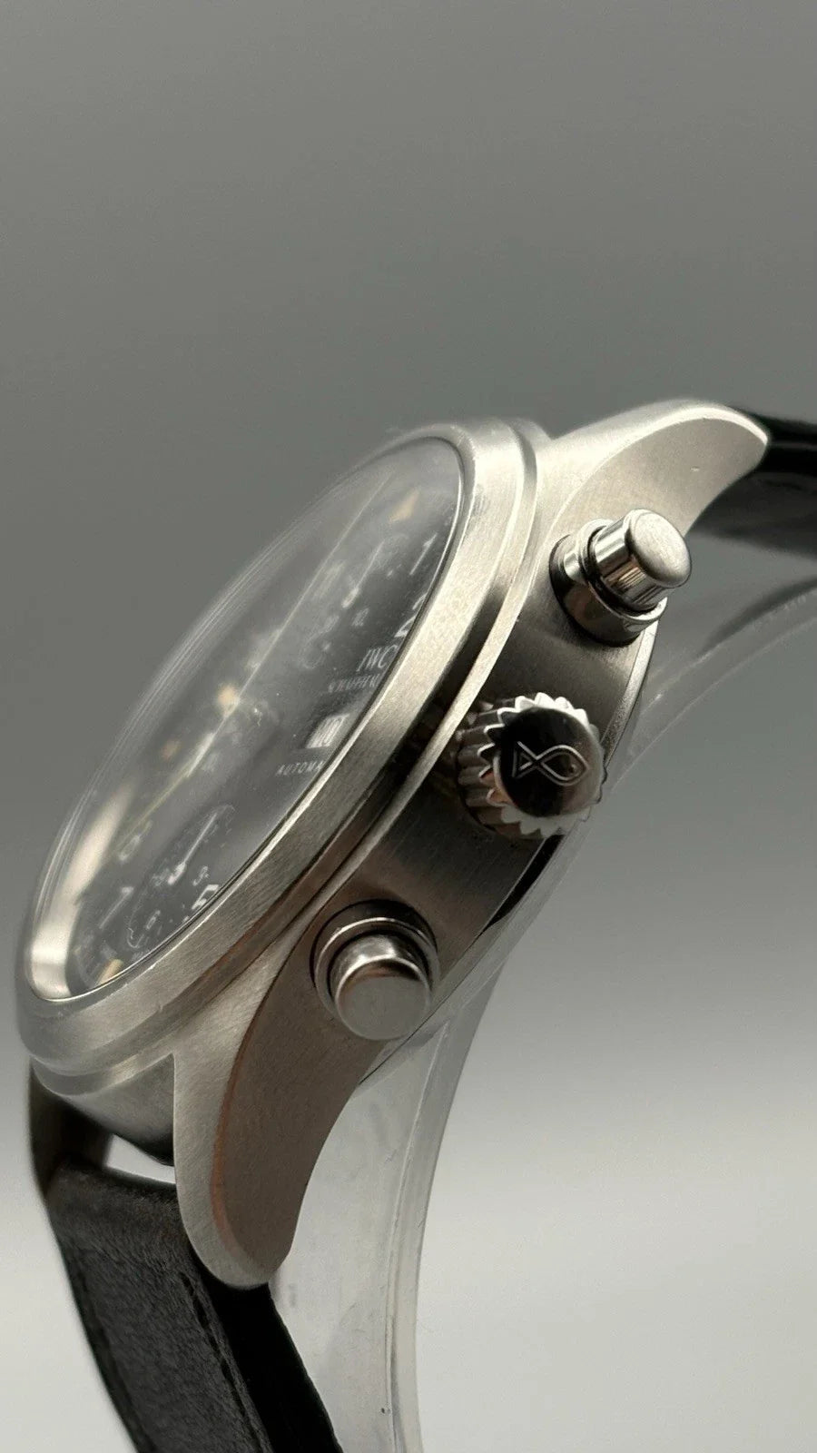 IWC FLIEGERCHRONO AUTOMATIK HERREN UHR 40MM IWC 3706 Tritium Zifferblatt