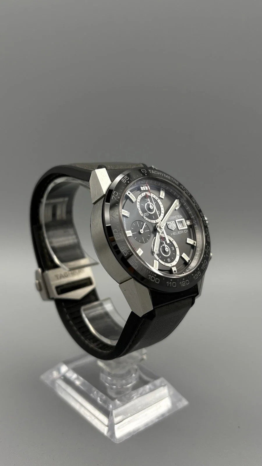 TAG HEUER Carrera Chronograph Heuer 01 - FULL SET- Herren Uhr Automatik 43mm