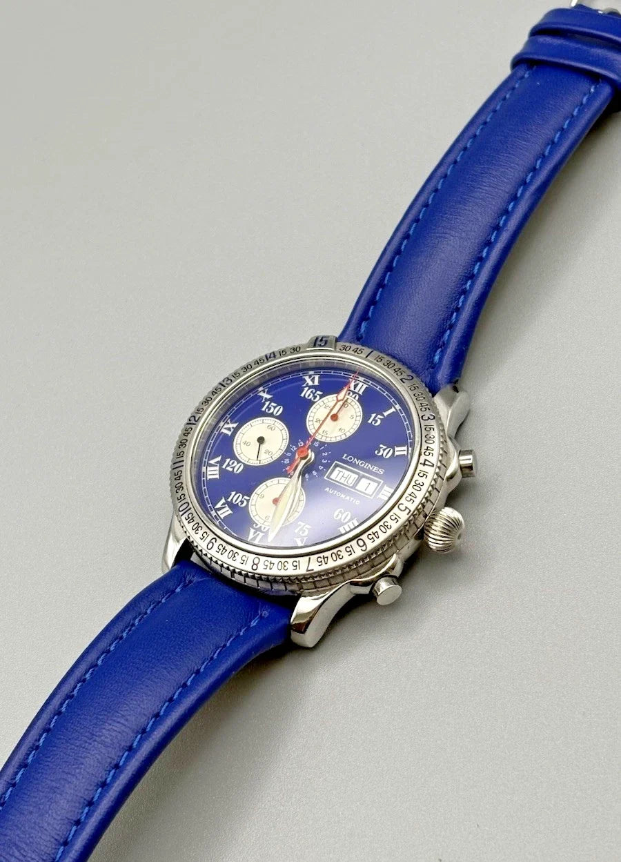 Longines - Charles Lindbergh Hour Angle | Automatik | Chronograph Box & Papiere