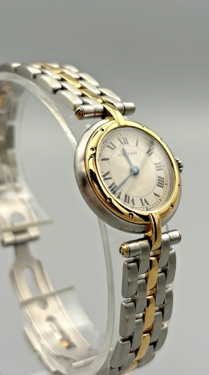 Cartier Panthere Vendome Lady Stahl/Gold - Ref. 66920 Fullset 1988 TOP Zustand