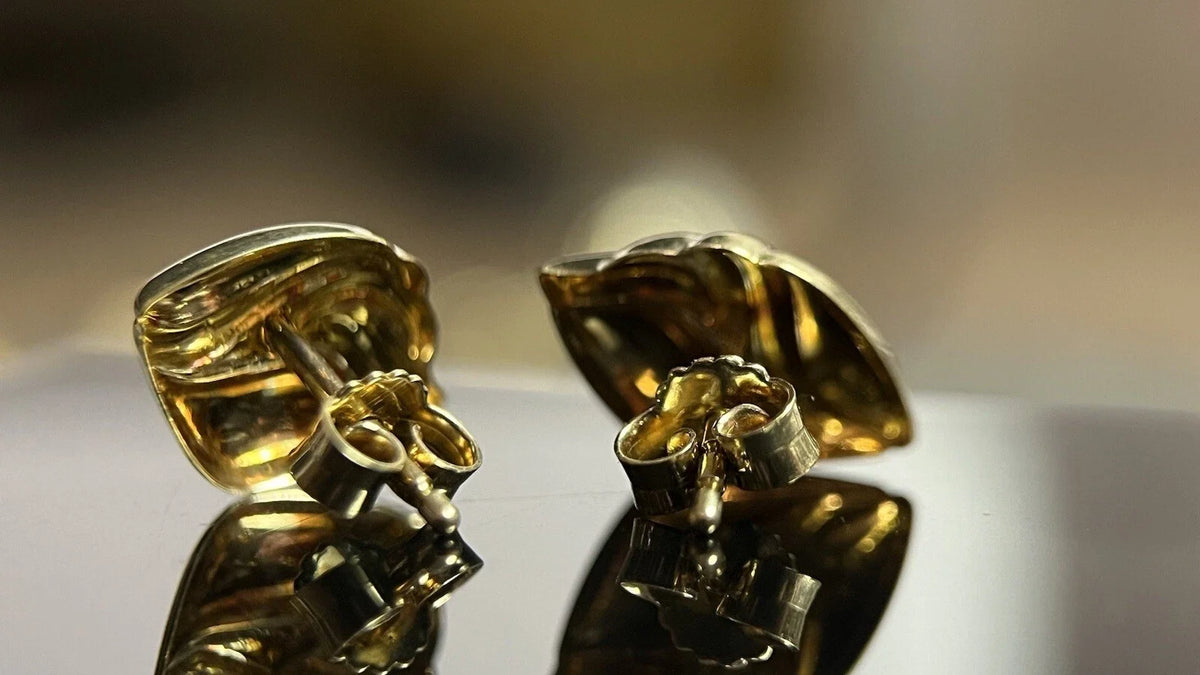 333 Gold Ohrstecker Ohrringe 8 Karat Gelbgold Damen