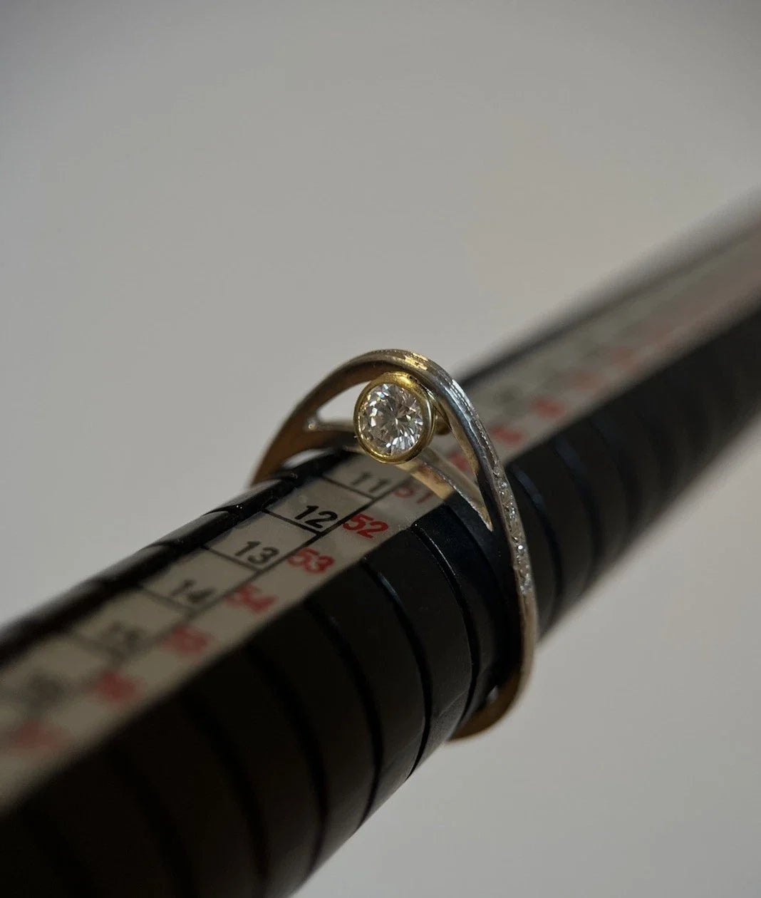 Einzigartiger 950 Platin Ring mit 2x 0,37 Carat Brillanten Gr. 51
