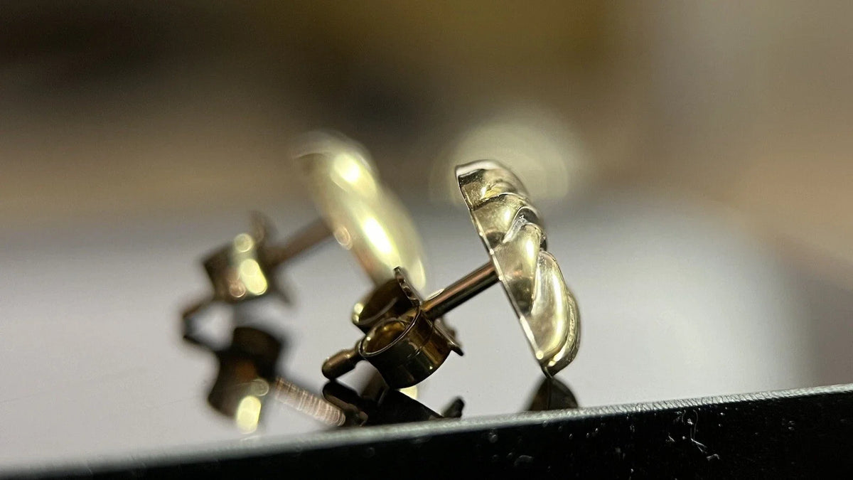 333 Gold Ohrstecker Ohrringe 8 Karat Gelbgold Damen