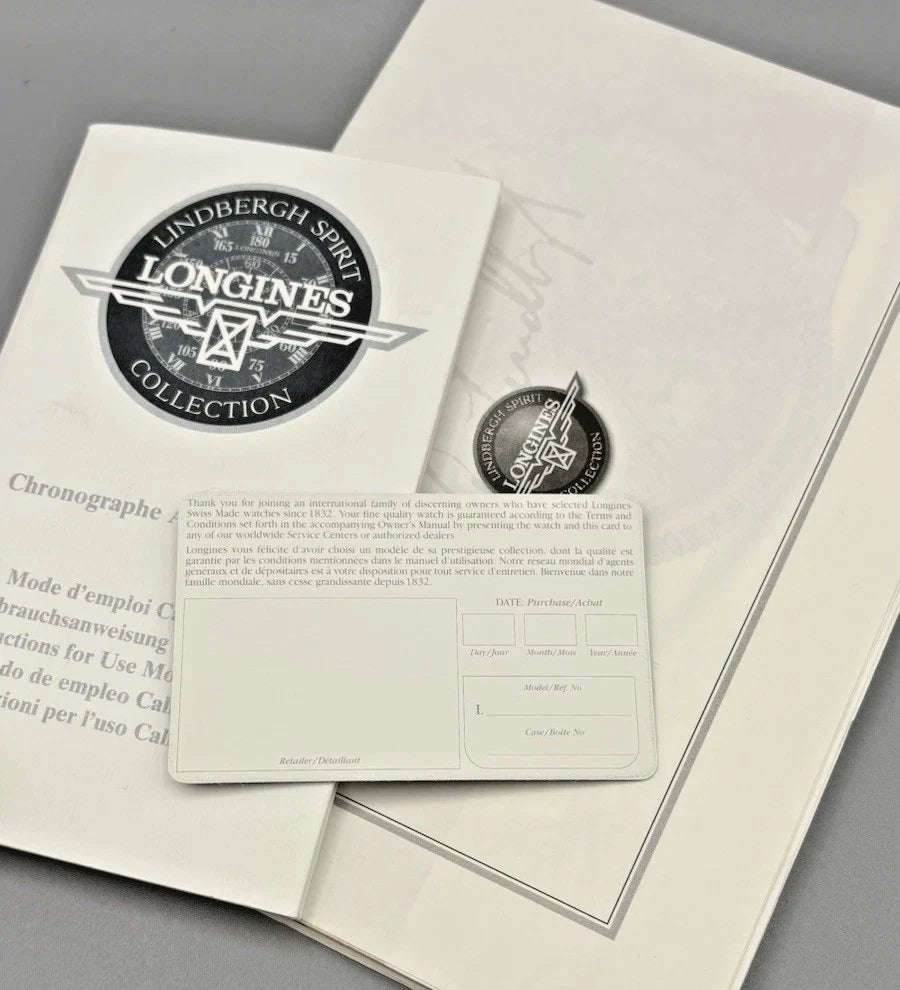 Longines - Charles Lindbergh Hour Angle | Automatik | Chronograph Box & Papiere