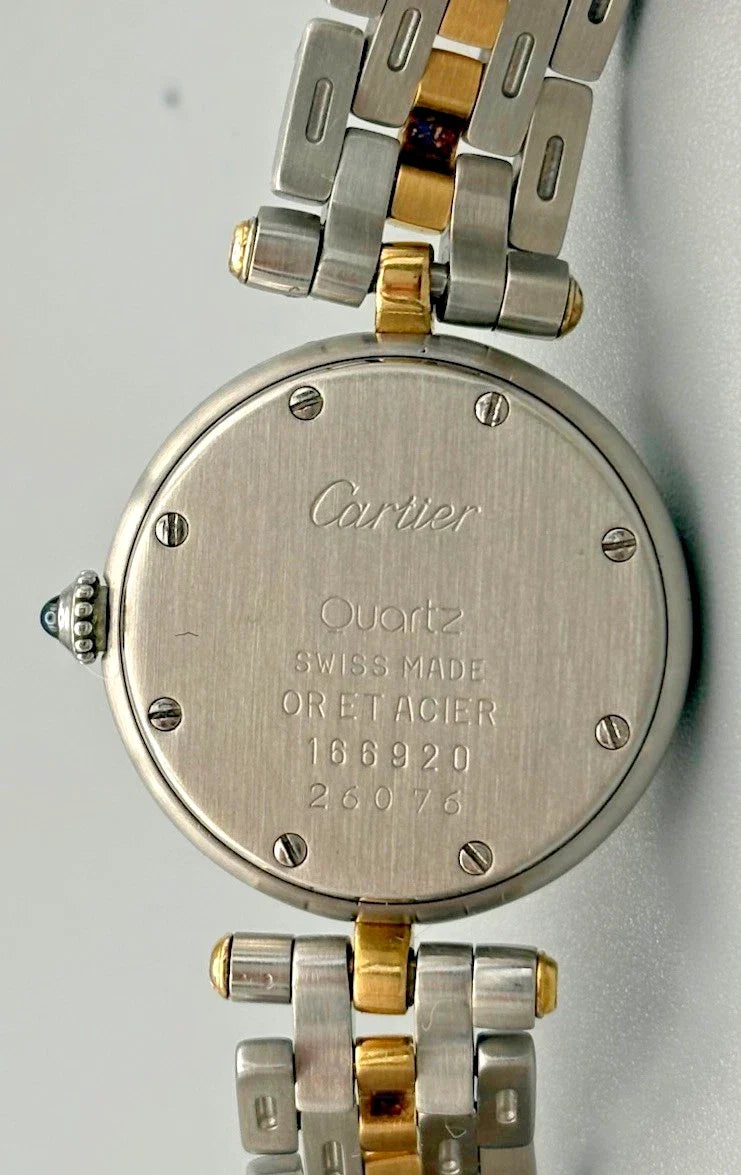 Cartier Panthere Vendome Lady Stahl/Gold - Ref. 66920 Fullset 1988 TOP Zustand