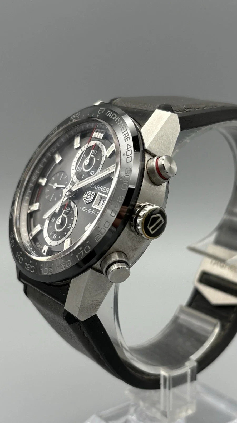 TAG HEUER Carrera Chronograph Heuer 01 - FULL SET- Herren Uhr Automatik 43mm
