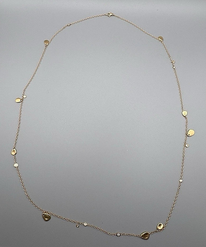 BY KIM Wempe Collier Sensual Cosmos 18k Roségold, 10 Brillanten 0,62 ct, 90 cm