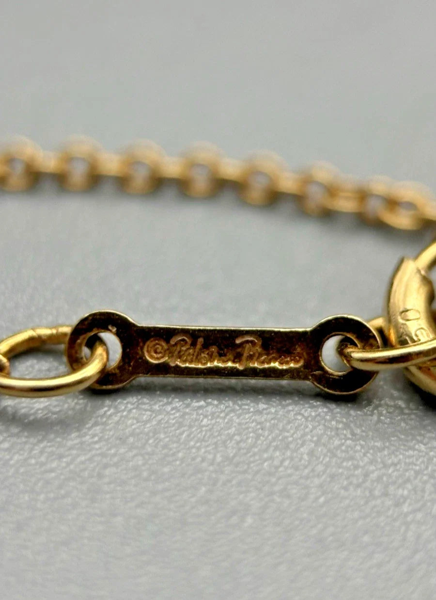 Tiffany & Co. Picasso Tenderness 18k Gelbgold 750 Heart Pendant Halskette