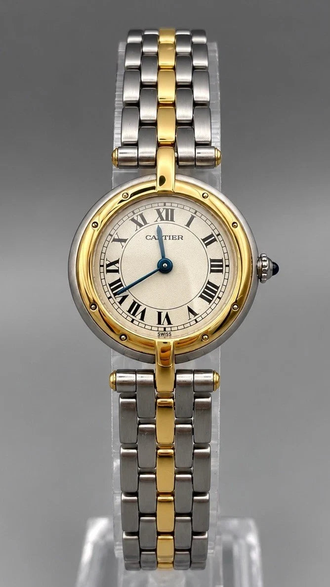 Cartier Panthere Vendome Lady Stahl/Gold - Ref. 66920 Fullset 1988 TOP Zustand
